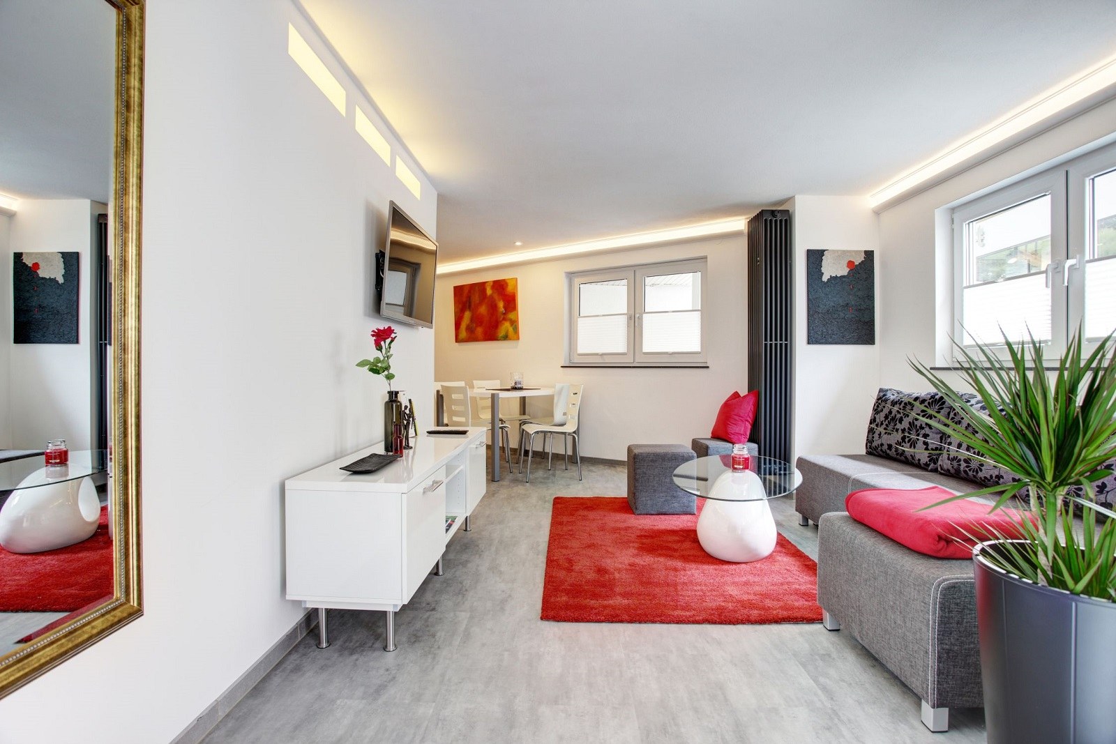 Weitere Ansicht des Wohnbereichs der Ferienwohnung 1