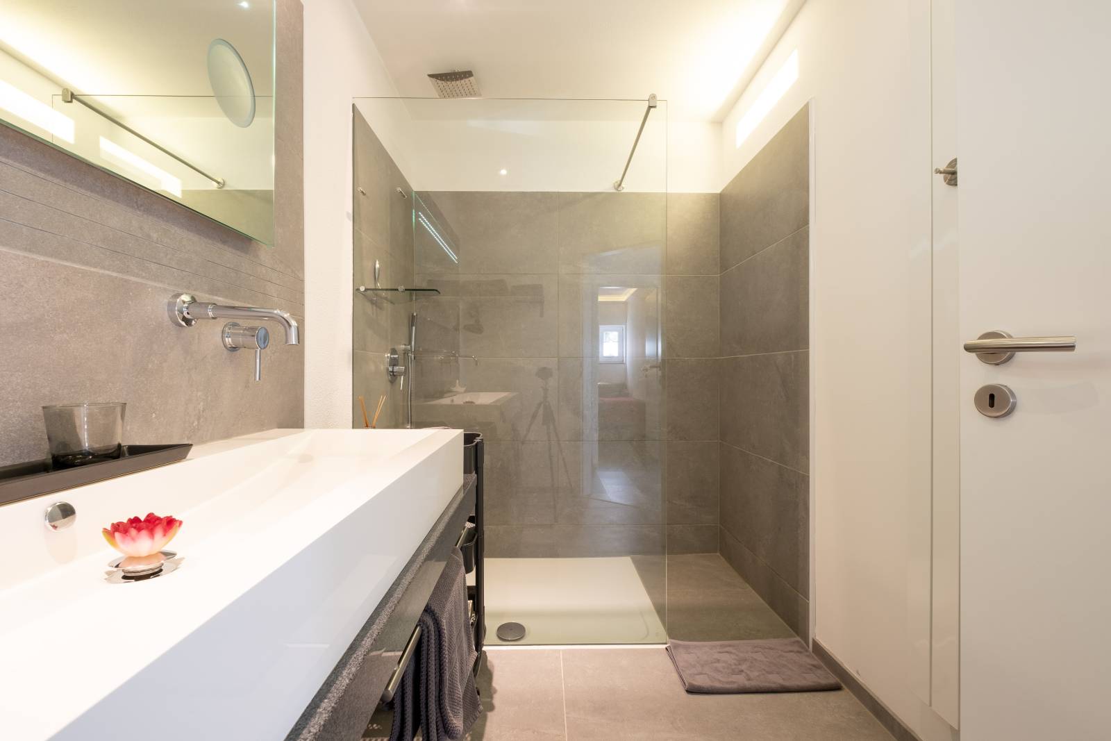 Dusche der Ferienwohnung 2