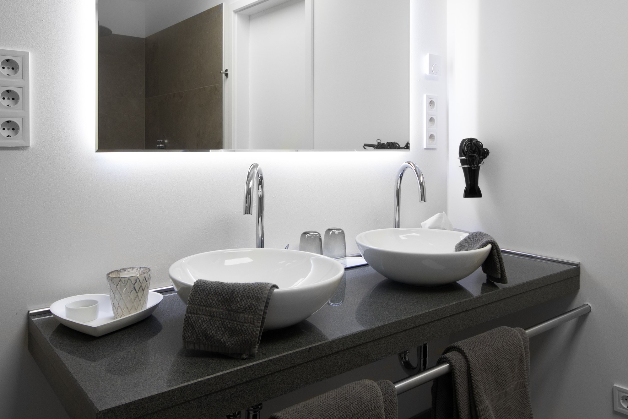 Detail im Badezimmer der Ferienwohnung 3